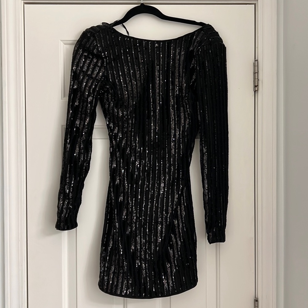 Forever 21 Black sequined dress, size small